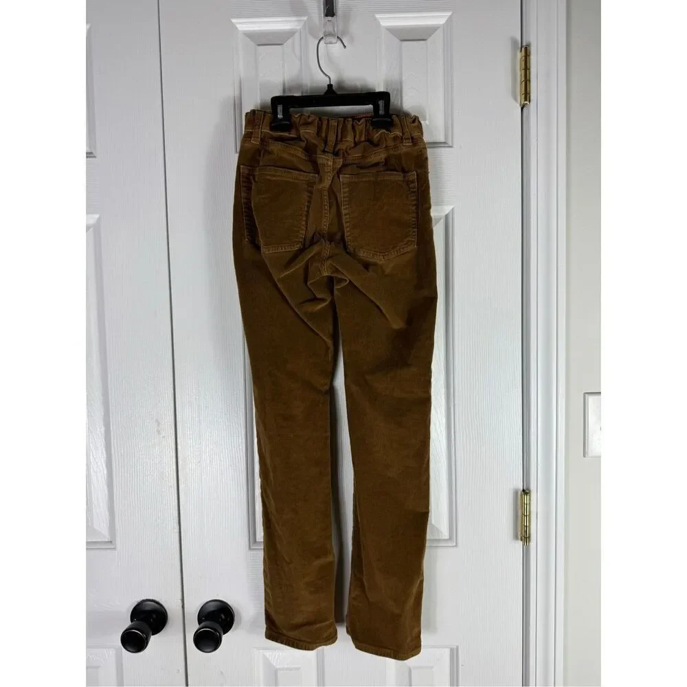 Crewcuts Boys Brown Cord Skinny Straight Pants Size 12
